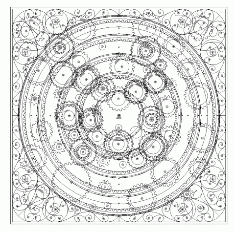 Orrery Wireframe